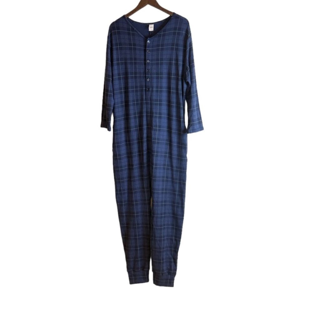 Smash + Tess Men's The Present in Plaid Limited Edition Romper Pajama Size Large